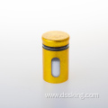 150ml wholesale spice jar with gold lid chilli pepper jar